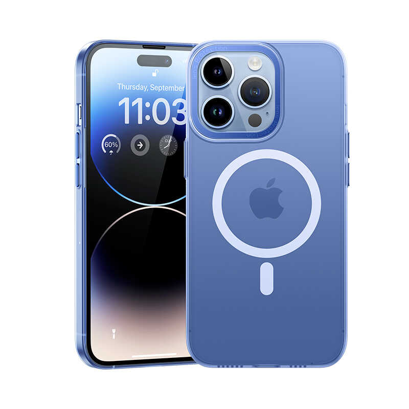 Benks Magnetik Haze iPhone 14 Pro Kablosuz Şarj Destekli Telefon Kılıfı - 1 Benks Magnetik Haze iPhone 14 Pro Kablosuz Şarj Destekli Telefon Kılıfı - 1